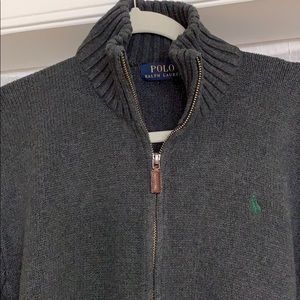 POLO Ralph Lauren Gray Zip Up Sweater